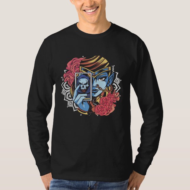 Camiseta Fortune Teller Crystal Ball Clairvoyance Tarot Car (Anverso)