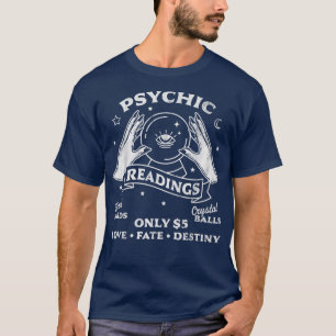 Camiseta Fortune Teller Lecturas psíquicas Tarot Crystal Ba
