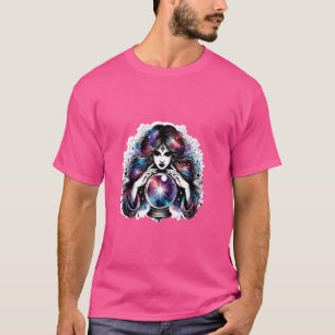 Camiseta Fortune Teller Lecturas psíquicas Tarot Crystal Ba