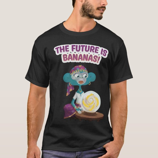 Camiseta Fortune teller monkey (Anverso)