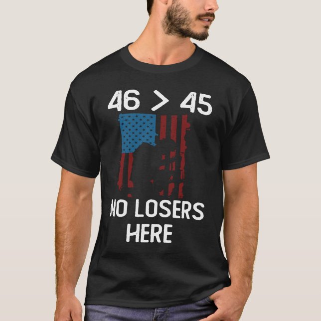 Camiseta Forty Six Greater Than Forty Five  No Losers Here (Anverso)