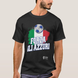Camiseta Forza Gli Azzuri Versión 1 Negro