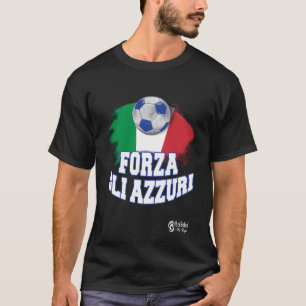 Camiseta Forza Gli Azzuri Versión 2 Negro