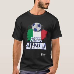 Camiseta Forza Gli Azzuri Versión 3 Negro