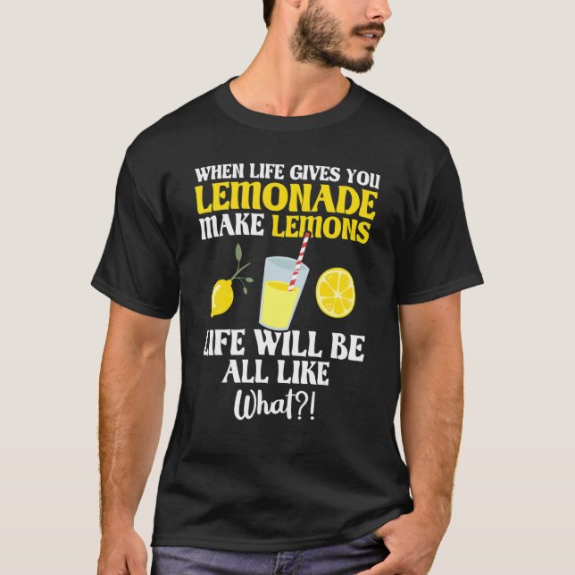 Camiseta Forzar Lemon Lemonade Stand Bosque Juice Ice Lemon (Anverso)