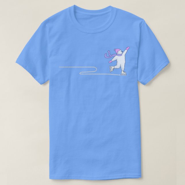 Camiseta Fosas polares de patinaje artístico 1 (Diseño del anverso)