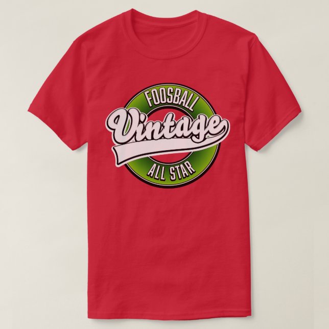 Camiseta Fosball vintage all star (Diseño del anverso)