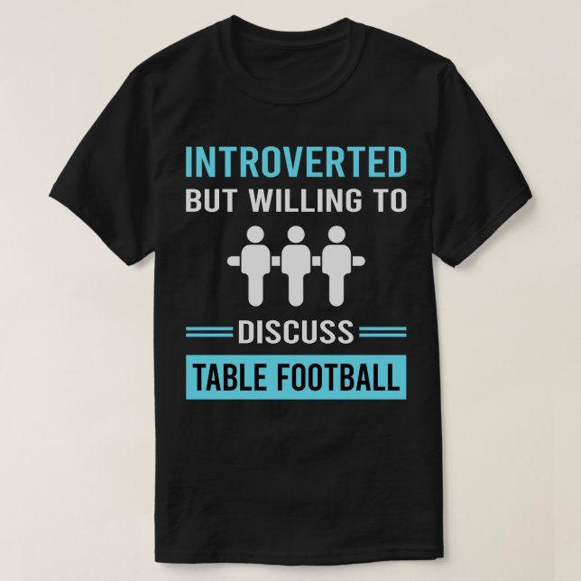 Camiseta Fósbol de mesa introducido (Diseño del anverso)
