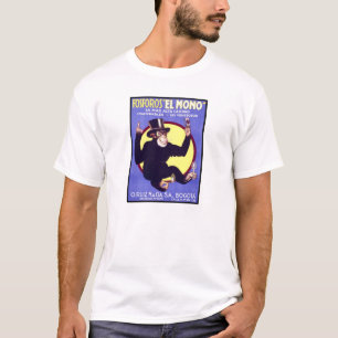 Camiseta Fosforos El Mono Cigarros Cubanos