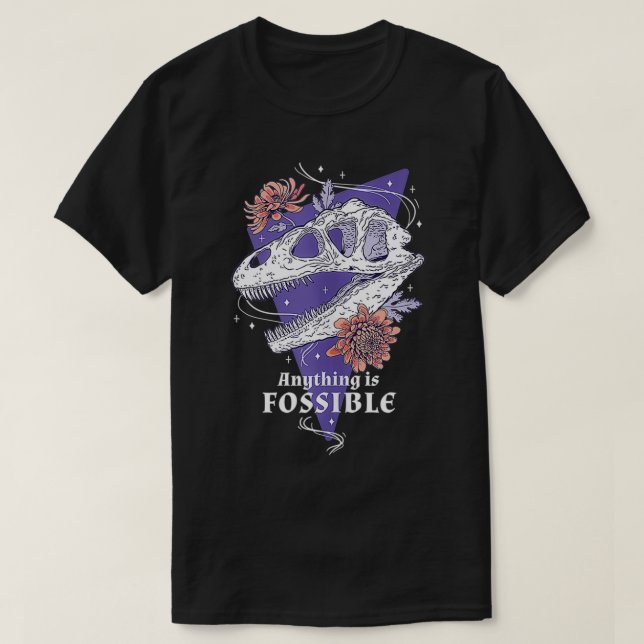 Camiseta Fósil divertido (Diseño del anverso)