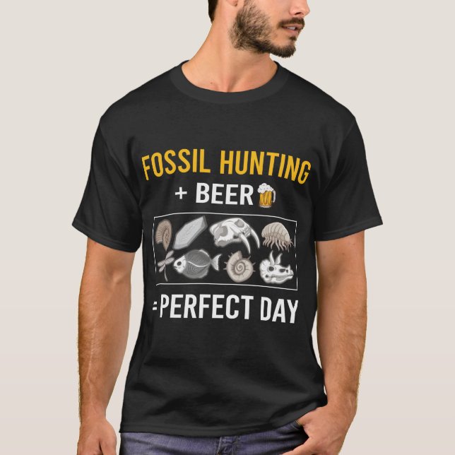 Camiseta Fósiles de caza de fósiles Paleontología Paleontól (Anverso)
