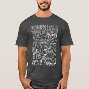 Camiseta Fósiles de DinosauriosRe Paleontología Ciencia Arq