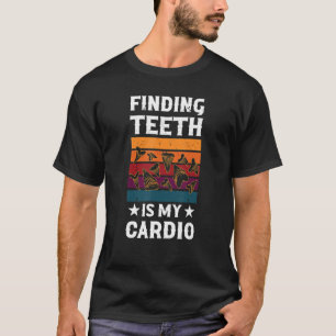 Camiseta Fósiles recolectando Megalodon Dientes de Tiburón