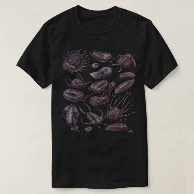 Camiseta Fósiles Trilobitas 2 (Diseño del anverso)