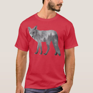 Camiseta Fosilhouette se opone a la doble exposición de la 