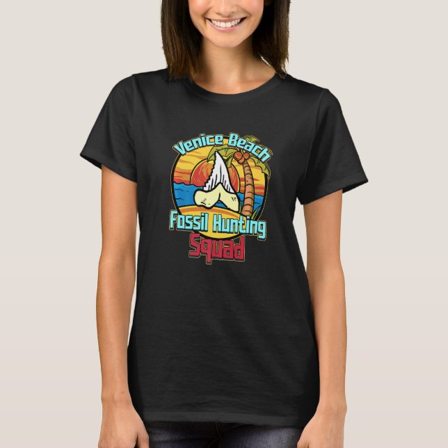 Camiseta Fossil Tooth Collector for a Shark Fossil Hunter 2 (Anverso)