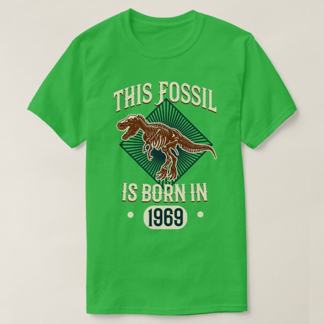 Camiseta Fossil TRex Graciosos Regalos de cumpleaños (Diseño del anverso)