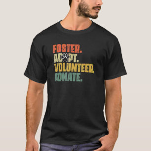 Camiseta Foster adopta refugio de animales de rescate de vo