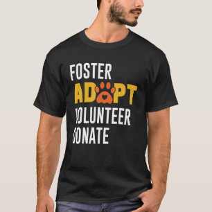 Camiseta Foster adopta refugio de animales de rescate de vo