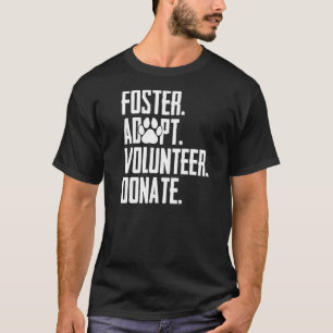 Camiseta Foster adopta refugio de animales de rescate de vo