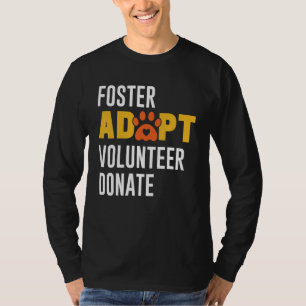 Camiseta Foster adopta refugio de animales de rescate de vo