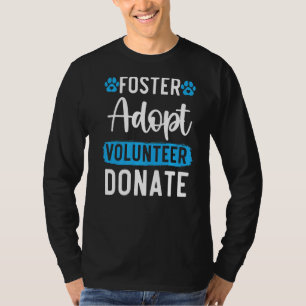 Camiseta Foster adopta voluntariado donando animal por dere