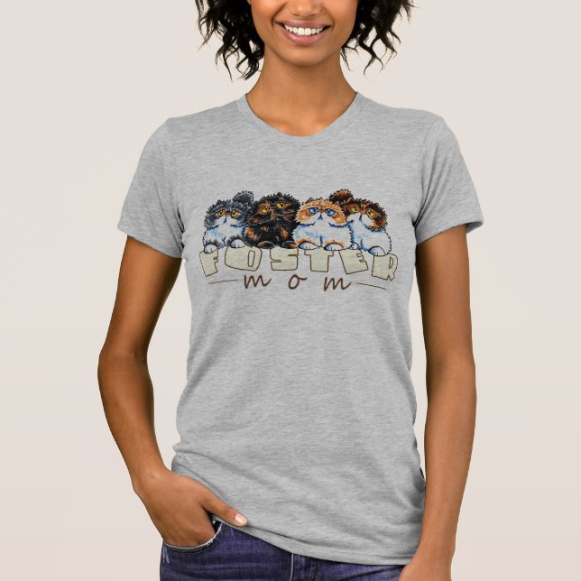 Camiseta Foster Cat Mom (Anverso)