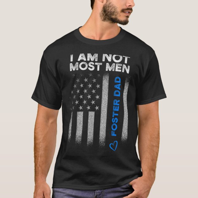Camiseta Foster Parent Dad Most Men Foster Care  (Anverso)