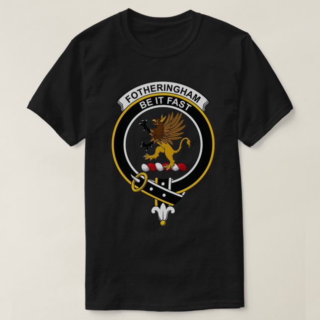 Camiseta Fotheringham Escudo Tartan Clan Scottish Clan (Diseño del anverso)