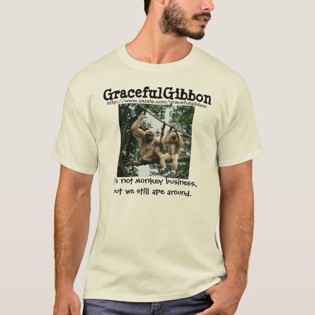 Camiseta Foto agraciada del Gibbon (Anverso)