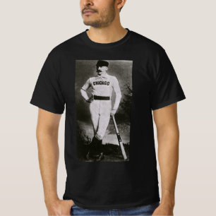 Camiseta Foto antigua, jugador de béisbol de Chicago