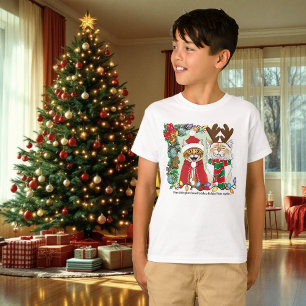 Camiseta Foto anual de Navidades gatos