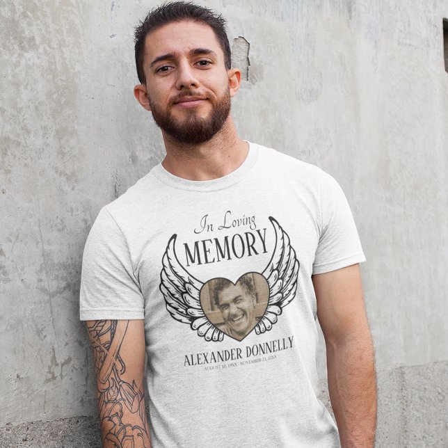 Camiseta Foto conmemorativa de memoria personalizada (Subido por el creador)