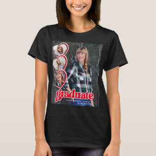 Camiseta Foto Corazones de Graduado 2025