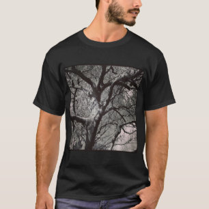 Camiseta Foto Cuadrada - Árbol de Magnolia a Principios de