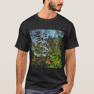 Camiseta Foto cuadrada - Arbusto de magnolia 01