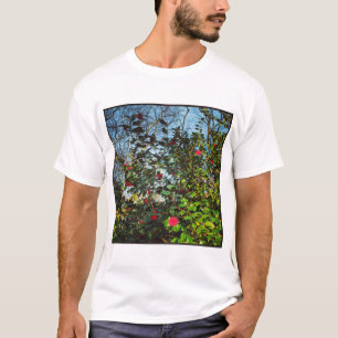 Camiseta Foto cuadrada - Arbusto de magnolia 01