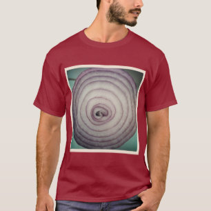 Camiseta Foto cuadrada - cebolla roja