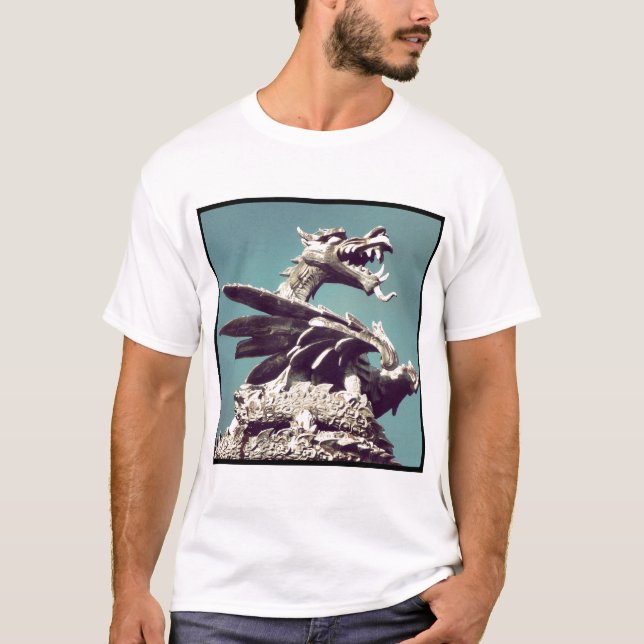 Camiseta Foto Cuadrada - Dragón (Anverso)