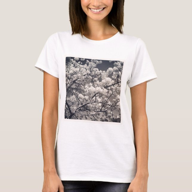 Camiseta Foto cuadrada - Flor de cerezo (Anverso)