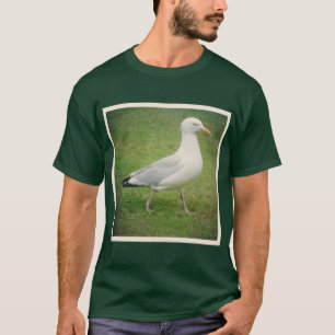 Camiseta Foto cuadrada - Gaviota caminante
