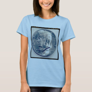 Camiseta Foto cuadrada - medio dólar de JFK