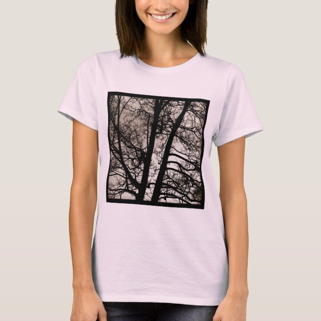 Camiseta Foto cuadrada - Ramas de árbol (Anverso)