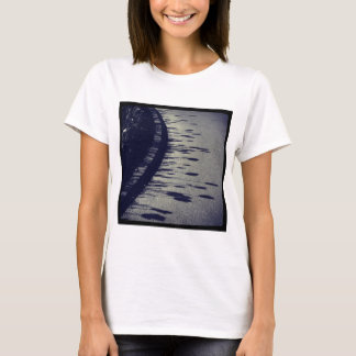 Camiseta Foto cuadrada - sombras de flores