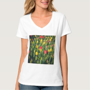 Camiseta Foto cuadrada - Tulipanes coloridos