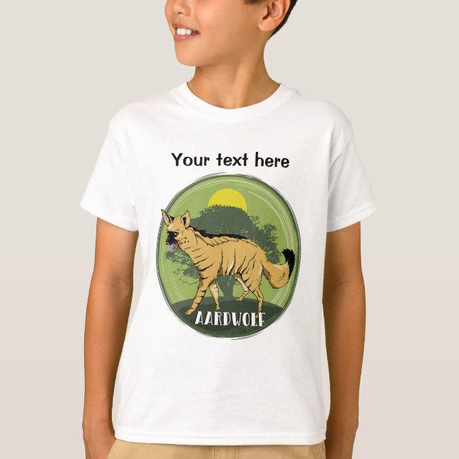 Camiseta Foto de Aardwolf (Anverso)