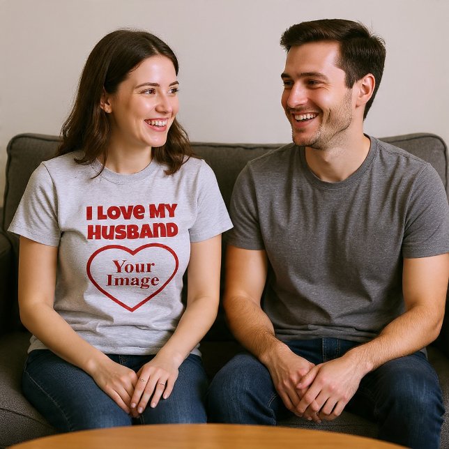 Camiseta Foto de amo a mi esposo (Subido por el creador)