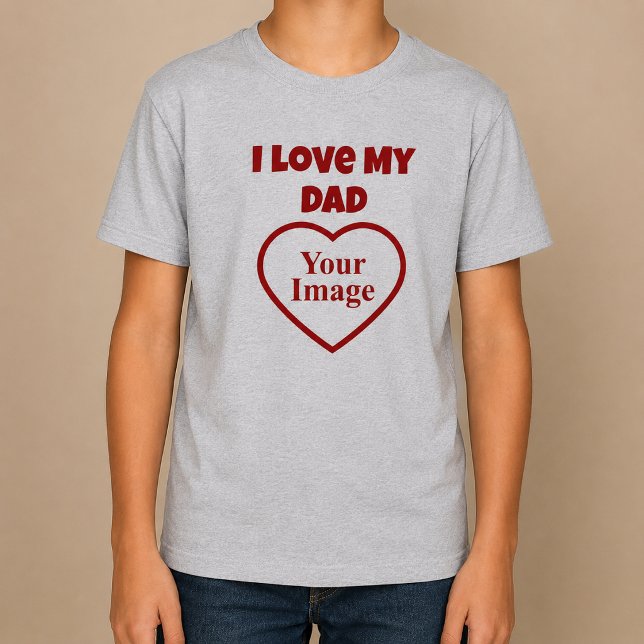 Camiseta Foto de amo a mi papá (Subido por el creador)