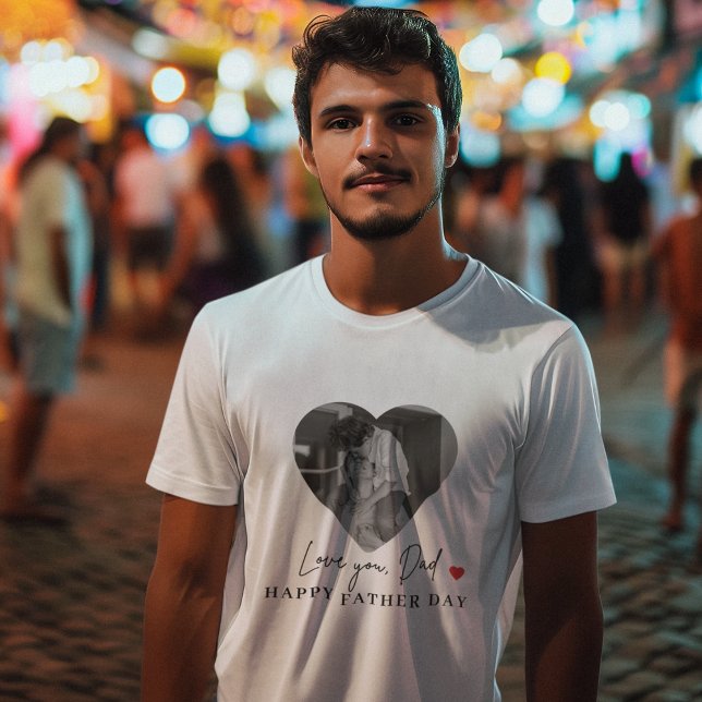 Camiseta Foto de Amo personalizado a tu papá | Regalo del D (Subido por el creador)