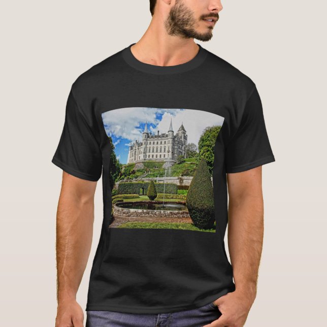 Camiseta Foto de arquitectura del castillo de Dunrobin (Anverso)
